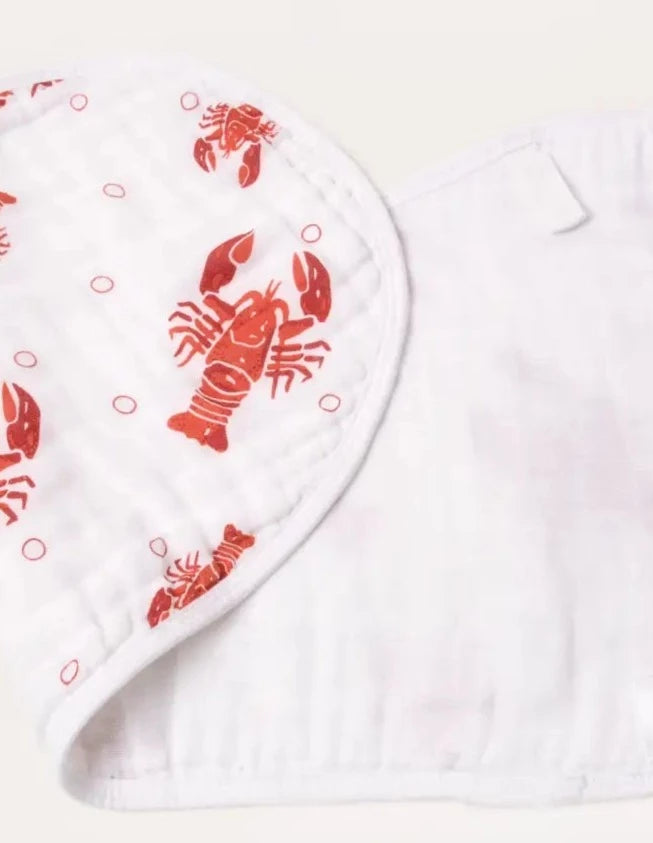 Crawfish Themed Bip/Burp Cloth