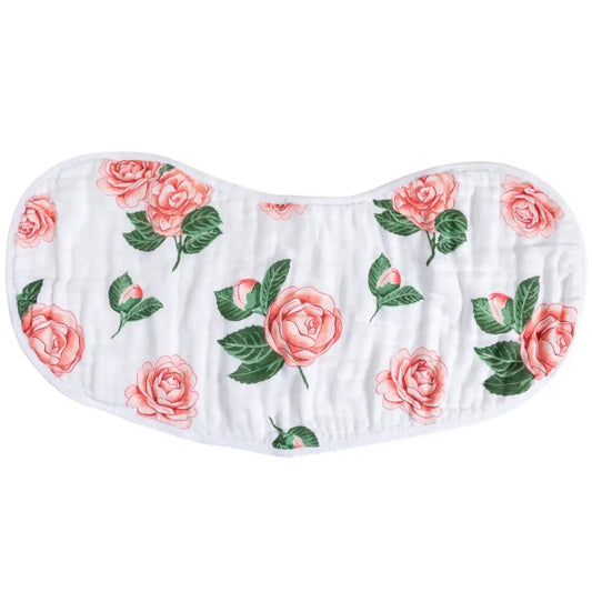 Camellia Themed Bip/Burp Cloth