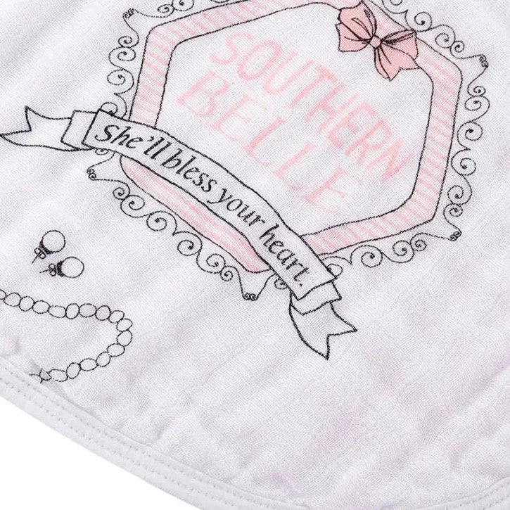 Southern Belle Themed Bip/Burp Cloth